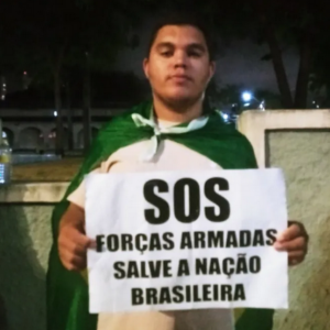Blogueiro paraibano está na lista de presos por atos terroristas em Brasília