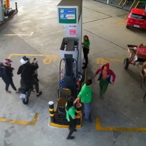 Homens em carroça tentam assaltar posto de gasolina na Paraíba