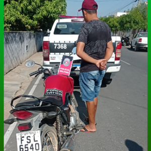 Força Tática recupera Moto roubada em Uiraúna